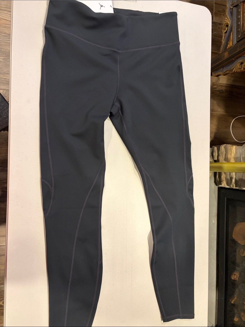 Jordan NWT black Dri-Fit Athletic Leggings with Contrast Stitching